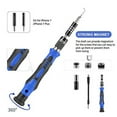 thumbnail image 6 of Hautton Precision Screwdriver Set, 60 in 1 with 56 bits Magnetic Screwdriver Kit, Stainless Steel Professional Repair Tools Kit for Phone Laptop PC Camera Game Console Glasses and More –Blue, 6 of 6