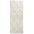 thumbnail image 3 of Lavish Home 24 x 60 Inch Bathroom Rug - Non Slip Cotton Bath Mat (Beige), 3 of 3