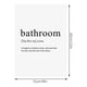 thumbnail image 2 of LADIGASU Boho Funny Bathroom Signs Wall Artprint Mid Art Bathroom Poster,No Incluye Marcos para Fotos Rebajas Hoy Liquidación 1X Decoración, 2 of 2