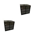 thumbnail image 1 of relayinert Plastic Functional And Stylish Jiugongge Storage Drawer - Easy Access With Multiple Colors black Six Palaces Grid 2Set, 1 of 6