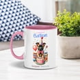 thumbnail image 3 of Happy Birthday Cute Puppy Belgian Malinois with Cake Gifts Party Hat 11oz Accent Two-tone Mug Sheepdog Dog Lover Gifts Coffee Tea Cup - 00029, 3 of 5