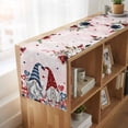 thumbnail image 6 of Table Runners 70 Inches Long Dress Scarves, Pink Valentine's Day Farmhouse Coffee/Dining/Kitchen Table Decor, Holiday Table Runner, Spring Floral Eucalyptus Leaves Gnomes 13x70 Inch, 6 of 9