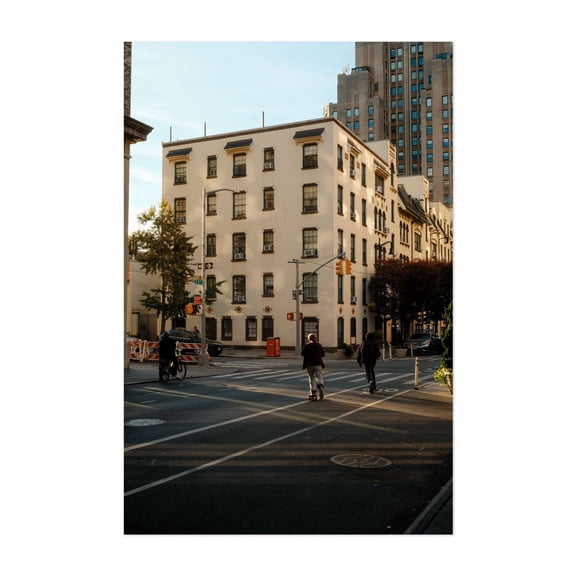 Sunlit Stroll in the Village - Manhattan New York Photography Unframed Wall Art Print 5 x 7 inches