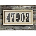 thumbnail image 2 of Ridgestone Rectangle Crushed Stone "Do it yourself kit" Address Plaque in Sandstone Color, 2 of 3