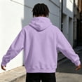 thumbnail image 6 of Hoodie Sweatshirt for Men Fleece-Lined Long Sleeve Pullover Sweatshirt Warm Fall Winter Sweatshirts, 6 of 7