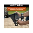thumbnail image 4 of CURT 45935 Adjustable Trailer Hitch Ball Mount with Dual Ball, 2" Shank, Up to 15,000 lbs, 4 of 5