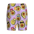 thumbnail image 4 of Picia Cartoon Avocados Pajama Shorts for Men, Men's Pajama Bottoms, Sleepwear,Short Pajama Pants-XX-Large, 4 of 9