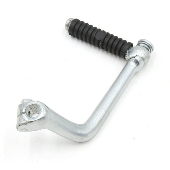 Unique Bargains 13mm Dia Shaft Silver Tone Metal Motorbike Kick Start Starter Lever