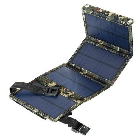 

Portable Foldable Solar Panel High-Power Mini Solar Charging Panel for Outdoor Camping Trips Camouflage