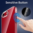 thumbnail image 5 of Transparent Case for Apple iPhone 7, 8, SE, Clear Case, [Yellow Resistant] Hard Back Cover Soft Silicone, Shockproof Slim Case for Apple iPhone 7, 8, SE,, 5 of 6