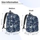thumbnail image 2 of Balery Sailing Cruises Nautical Mochila Clásica Impresa Básica para Viaje, Mochila Escolar Resistente al Agua, Mochila de Lona con Correas Ajustables-Medium, 2 of 5