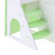 thumbnail image 3 of Columpio de Hamster Colco Tobogán de Juguete Castillo de Erizo verde, 3 of 8