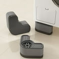 thumbnail image 2 of Pack of 4 Appliance Support Feet Stabilizer Mat for Washing Machine and Fridge to Stop Skidding and Protect Floors, 2 of 9