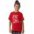 thumbnail image 3 of Popeye the Sailor Loves Not a Fighter Girls Kids T Shirt Tees Teen Brisco Brands XS, 3 of 6