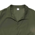 thumbnail image 6 of Stamzod Men's Dress Shirts Deep V Neck Long Sleeve Wrinkle-Free formal Shirt Business Casual Button Down Shirts Army Green S, 6 of 8