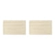 thumbnail image 2 of Alfombrilla de baño Naiovety absorbente antideslizante Chenille Blanco lechoso 2Conjunto, 2 of 6