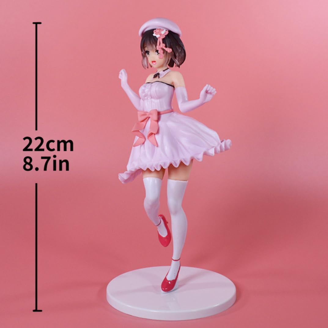 New Saekano: How to Raise A Boring Girlfriend Megumi Kato (White skirt Ver) Character Anime Model Statue Action Figures Desktop Ornament Popular Decorations Fan Souvenirs Creative Gift Collectable