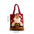 thumbnail image 3 of Adornos navideños, adornos navideños, regalos navideños, bolsa de mano para dulces de Nochebuena, bolsa de regalo pequeña para niños, organizador de mano, 3 of 6