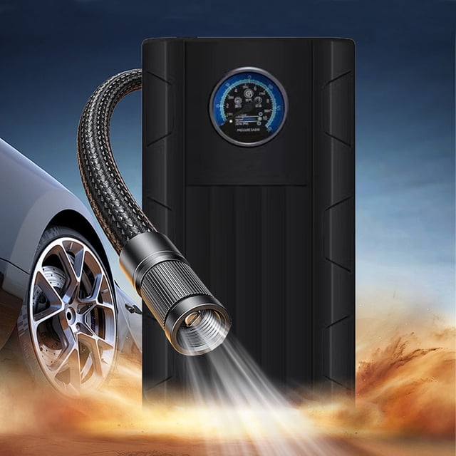 Danhjin Air Pump Corded Car Inflatable Pump Car Inflatable Pump Small Car Charging Pump Car Real Pointer Tyre Inflatable Pump