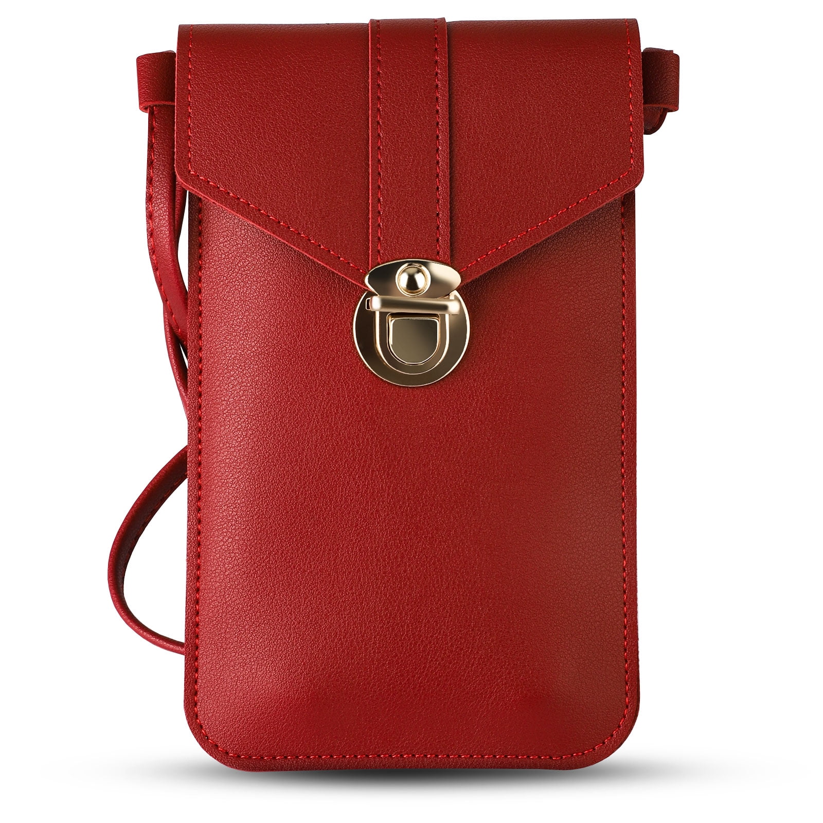 Small Crossbody Bag Leather Card Slots Wallet Shoulder Purses Fashion Travel Wallet Space Bear Phone Purse