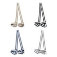 thumbnail image 4 of Tapis de Yoga en Coton avec Sangle, Tapis de Pilates, Sangle de Sport Extensible, Gris Blanc, 4 of 9