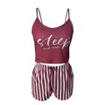 thumbnail image 2 of PEASKJP Pajamas Set for Women Pajamas Set for Women Satin Backless Lingerie Pjs Top and Shorts Nightwear (,XXL), 2 of 3