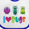 thumbnail image 4 of Inktastic I Love Bugs Boys or Girls Baby Bib, 4 of 4