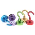 thumbnail image 2 of Kne16 (fuerza de tracción máxima 8 kg, 9 ganchos magnéticos resistentes, imán fuerte con gancho para nevera, súper neodimio para colgar,, 2 of 3
