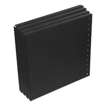 Homoyoyo 4-Piece Black Metal Pegboard Wall Rack for Garage Tool Storage, Modular Design, No Drill Installation Required