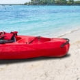 thumbnail image 2 of Unique Bargains 11.22 Inch Rubber Carry Handle with 2 Hole Base Black for Kayak Boat Canoe, 2 of 7