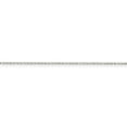 thumbnail image 2 of White Sterling Silver chain Cable Flat 16 in 0.9 mm, 2 of 5