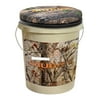 MUDDY SPIN-TOP BUCKET 5 GALLON CAMO & TAN BUCKET, WITH CAMO SPIN TOP, EPIC CAMO
