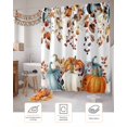 thumbnail image 7 of Thanksgiving Pumpkin Shower Curtain Set ，Waterproof Fabric Shower Curtains Eucalyptus Leaves Farmhouse Shower Curtains for Bathroom,Bathroom Decor 48"x72", 7 of 7