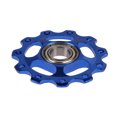 thumbnail image 4 of Ciclismo 2 uds 11T bicicleta aleación de aluminio cojinete Jockey rueda desviador trasero (azul) A Likrtyny Para estrenar, 4 of 7