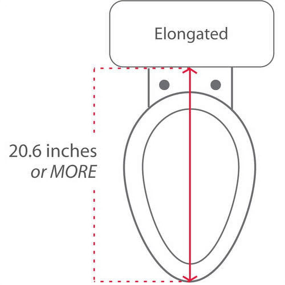 Lotus ATS-908 Elongated Smart Toilet Seat Bidet, White