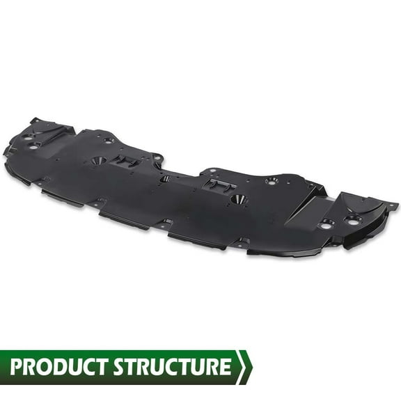 WaiRitoday Fit For 2018-2022 Toyota Camry Front Engine Splash Guard Shield Plastic Black