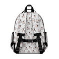 thumbnail image 3 of Gray Cow Expression Pattern Backpack for School,Cute School Bag,Schoolbag with Adjustable Shoulder Straps & Padded Back,15.25"x11.5"x5.25", 3 of 5