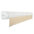 thumbnail image 6 of Awntech 12 Ft Key West Manual Heavy Duty Patio Retractable Awning with Cassette (144in x 9.38in x 120in), Tan, 6 of 6