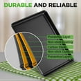 thumbnail image 5 of NutriChef 8-Piece Nonstick Stackable Bakeware Set Baking Tray Set W/ Non-Stick Coating (Gray), 5 of 5