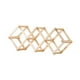 thumbnail image 2 of Estante de madera para vinos, apilable, para exhibir botellas de vino, plegable, para mostrador contenedor de madera para 5 botellas, 2 of 9