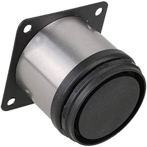 Juego de 4 patas para muebles de cocina de acero inoxidable - Ajustables - Redondas - 50 x 50 mm