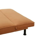 thumbnail image 3 of Bailu Convertible Futon Sofa Bed with 3 Adjustable Positions Modern Sleeper Couch Sofabed, Light Coffee, 3 of 6
