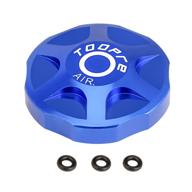 Bicicleta Cubierta protectora de válvula de gas de aire para bicicleta con tapa de horquilla delantera MTB a prueba de polvo (azul) Tmvgtek Accesorios para bicicletas