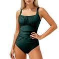 thumbnail image 1 of Womens One Piece Swimsuit,Solid Color Monokini Swimsuit With Adjustable Straps One Piece Bathing Suit for Beach Pool Versatile Fit,Swimsuits for Women,S, 1 of 5