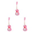 thumbnail image 4 of Bewildely Instrumento Musical de plástico respetuoso con el medio ambiente, seguro para niños, ukelele, instrumento Musical, conejo rosa Type1 NO1, 4 of 6