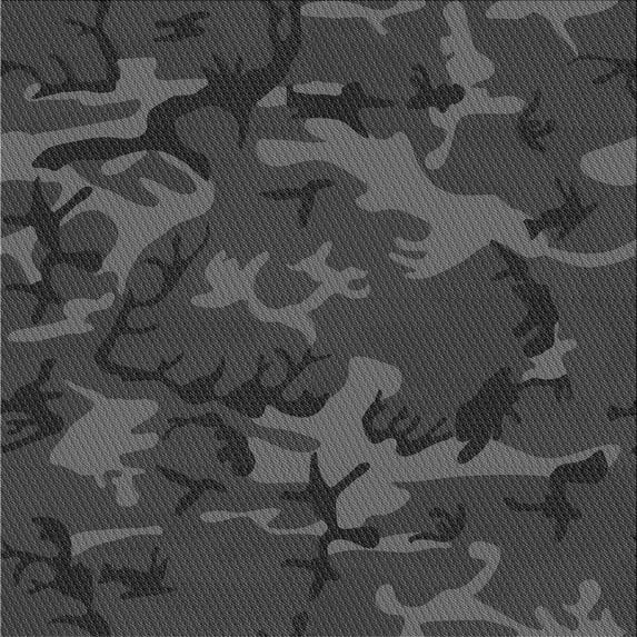 Ahgly Company Indoor Square Patterned Charcoal Black Area Rugs, 4' Square