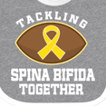 thumbnail image 4 of Inktastic Spina Bifida Awareness Ribbon Boys or Girls Baby Bib, 4 of 4