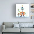 thumbnail image 3 of Melissa Averinos 'Robot Party III on Square Toys' Canvas Art, 3 of 3
