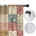 thumbnail image 4 of Pioneer Flower Floral Print Pattern Teens Curtains,Teens Insulated Curtains Set Of 2,Bedroom Essentials,Toddler Room Decor 42"x84", 4 of 5