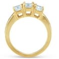 thumbnail image 2 of Pompeii 2ct Three Stone Diamond Ring 14K Yellow Gold (H/I,SI2), 2 of 6